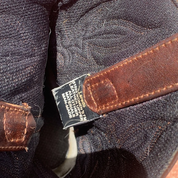 Women’s Brown Leather Western Boots - Picture 4 of 6